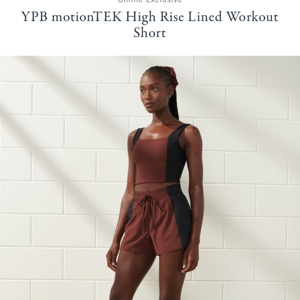 YPB motionTEK High Rise Lined Workout Short